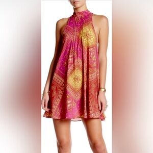 Free People Intimately Beaux Mock Neck Slip Dress Small